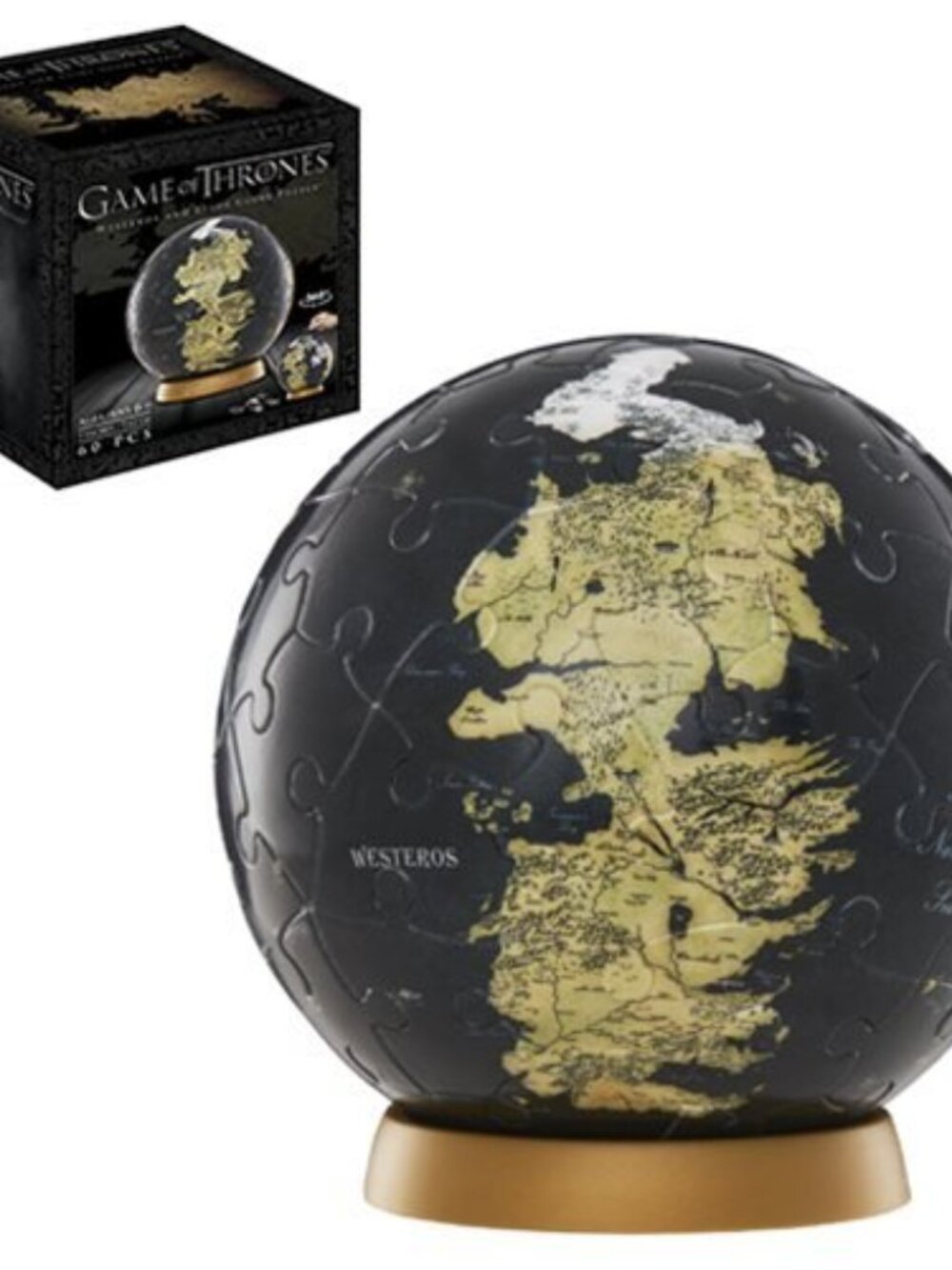 Game of Thrones Westeros and Essos 3-Inch Globe Puzzle